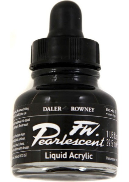 Fw Pearlescent Acrylic Ink 29.5ml 032 Black