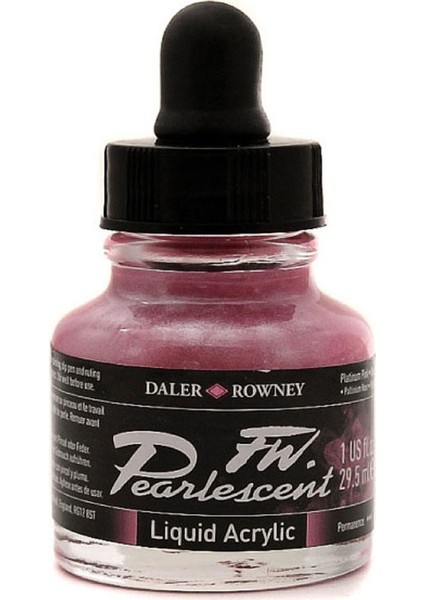 Fw Pearlescent Acrylic Ink 29.5ml 118 Platinum Pink