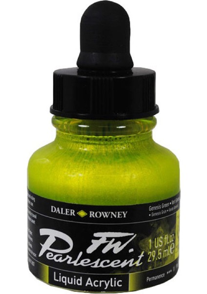 Fw Pearlescent Acrylic Ink 29.5ml 128 Genesis Green