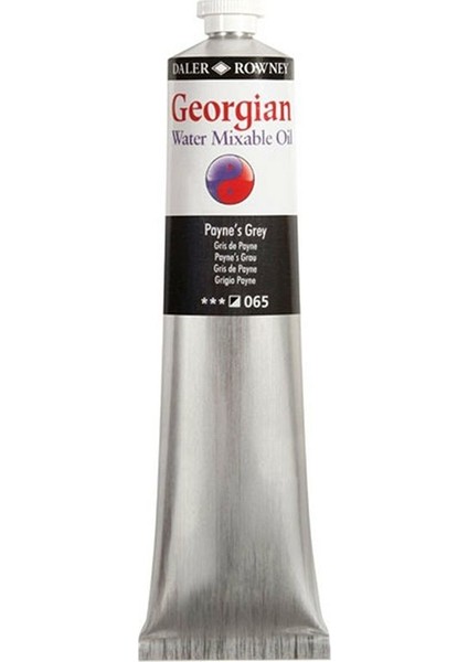 Georgian Water Mixable Oil Su Bazlı Yağlı Boya 200ML 065 Paynes Grey