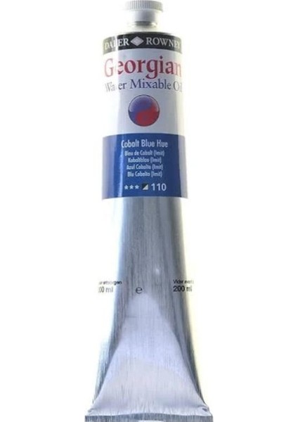 Georgian Water Mixable Oil Su Bazlı Yağlı Boya 200ML 110 Cobalt Blue Hue
