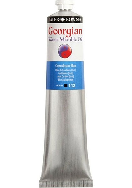 Georgian Water Mixable Oil Su Bazlı Yağlı Boya 200ML 112 Coeruleum Hue