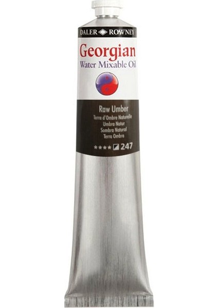 Georgian Water Mixable Oil Su Bazlı Yağlı Boya 200ML 247 Raw Umber