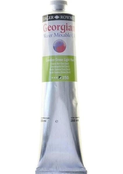 Georgian Water Mixable Oil Su Bazlı Yağlı Boya 200ML 350 Cinnabar Green