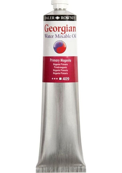 Georgian Water Mixable Oil Su Bazlı Yağlı Boya 200ML 409 Primary Magenta