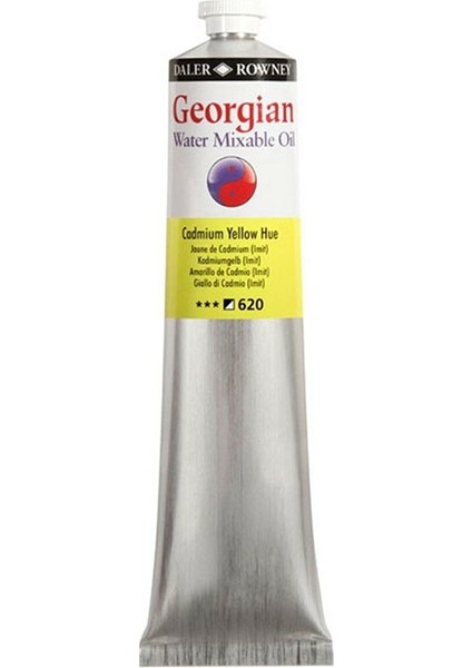 Georgian Water Mixable Oil Su Bazlı Yağlı Boya 200ML 620 Cadmium Yellow Hue