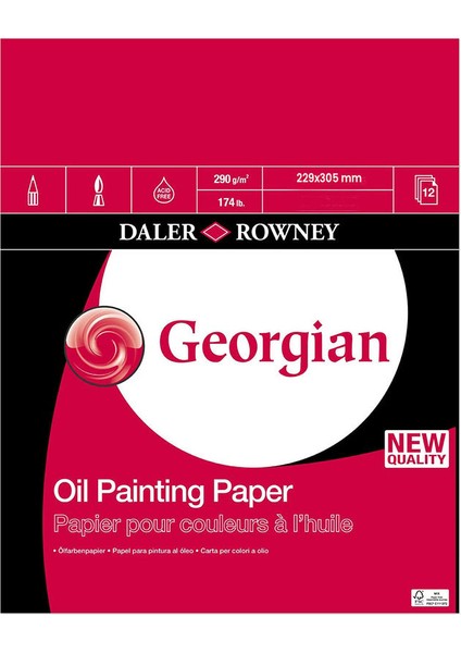 Georgian Yağlı Boya Blok 290G 12 Yaprak 22,9X30,5