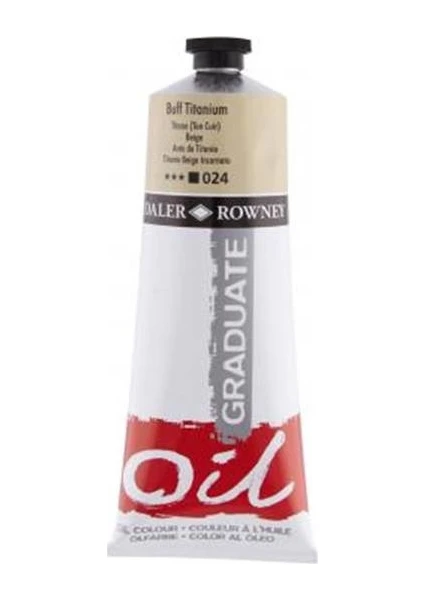 Daler Rowney Graduate Yağlı Boya 200ML 024 Buff Titanium