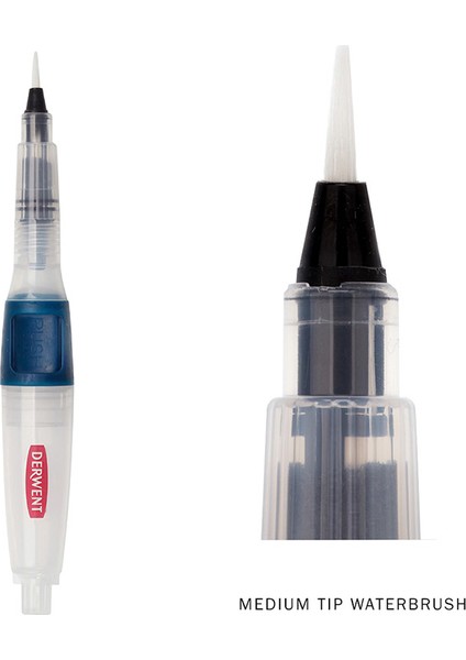 Push Button Waterbrush Sulu Boya Fırçası Medium 3mm fiyatları