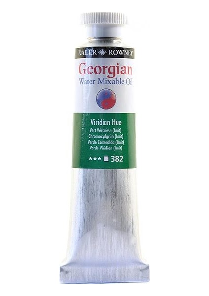 Dr Georgian Water Mixable Su Bazlı Yağlı B 37ML 382 Viridian Hue