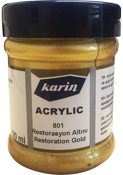 Acrylic Restorasyon Altını 801 190ML