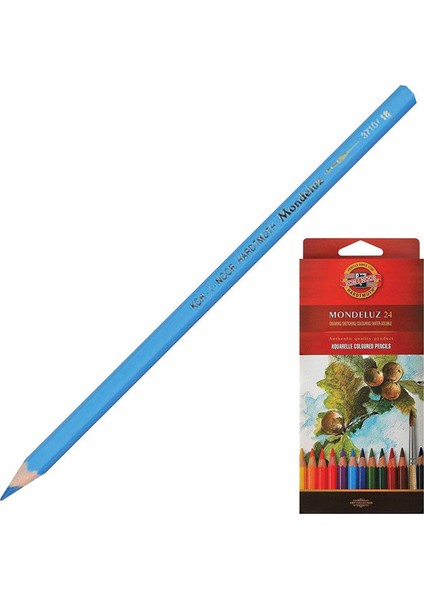 Koh-I-Noor Mondeluz Aquarell Sulu Boya Kalem Seti 24LÜ 3718