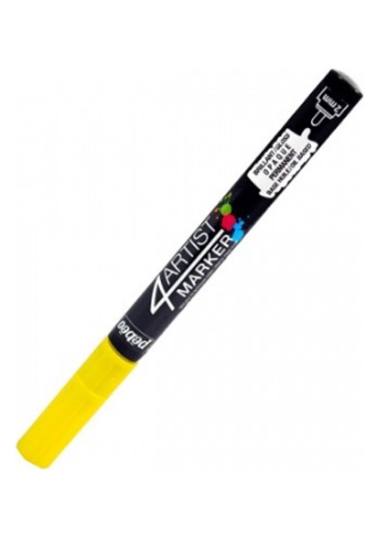 4ARTIST Oil Marker 2mm Yuvarlak Uç Yellow