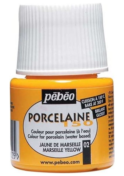 Porcelaine 150 Fırınlanabilir Boya 02 Marseille Yellow