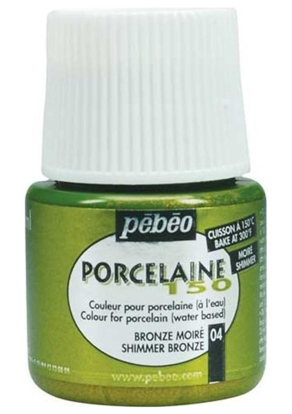 Porcelaine 150 Fırınlanabilir Boya 104 Shimmer Bronze
