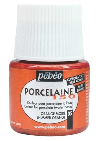 Porcelaine 150 Fırınlanabilir Boya 105 Shimmer Orange