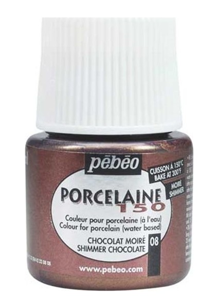Porcelaine 150 Fırınlanabilir Boya 108 Shimmer Chocolate