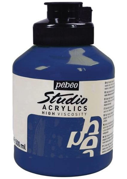 Studio Akrilik Boya 500ML No:14 Cobalt Blue