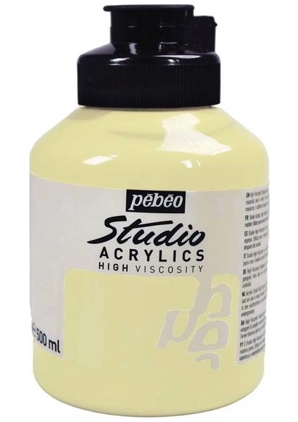 Studio Akrilik Boya 500ML No:24 Naples Yellow