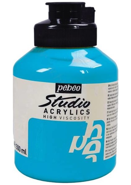 Studio Akrilik Boya 500ML No:30 Turquoise Blue