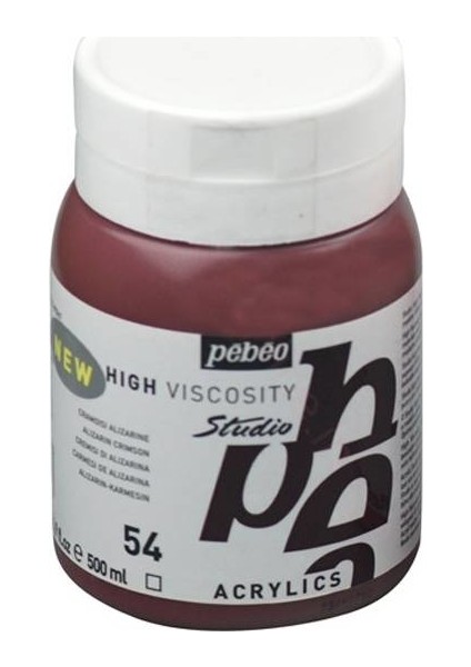 Studio Akrilik Boya 500ML No:54 Alizarin Crimson