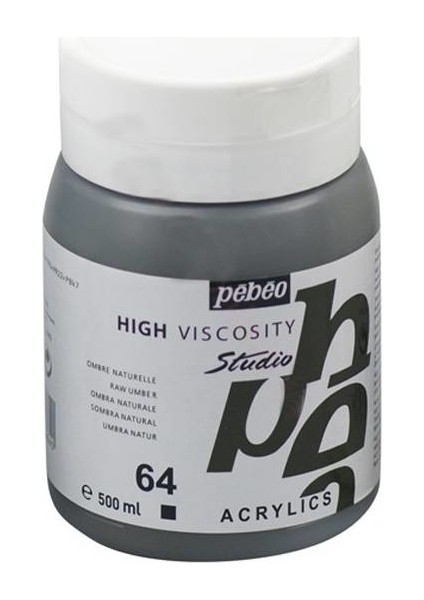 Studio Akrilik Boya 500ML No:64 Raw Umber