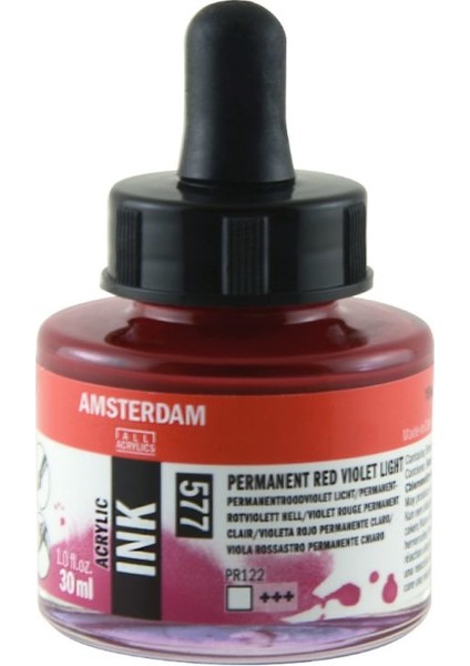 Talens Amsterdam Acrylic Ink 30ML 577 Permanent Red Violet Light