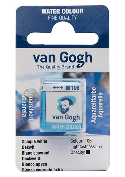 Van Gogh Tablet Sulu Boya Yedek Opaque White 106