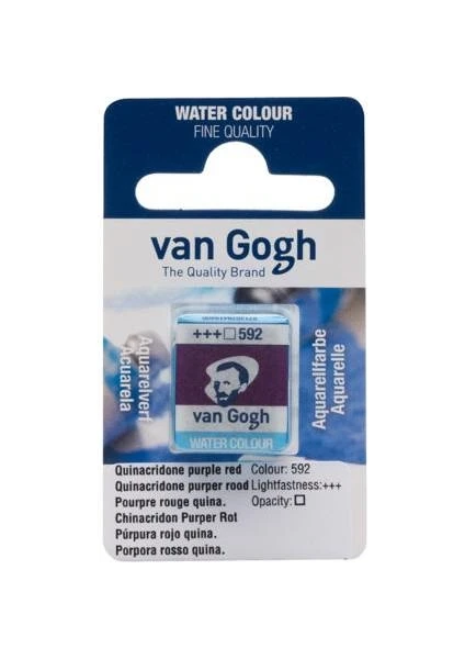 Van Gogh Tablet Sulu Boya Yedek Qulna Purple Red 592