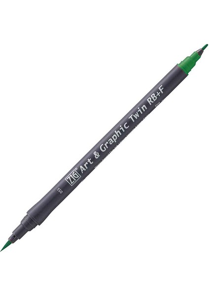 Art&graphic Twin Rb+F Çift Uçlu Çizim Kalemi 055 Deep Green