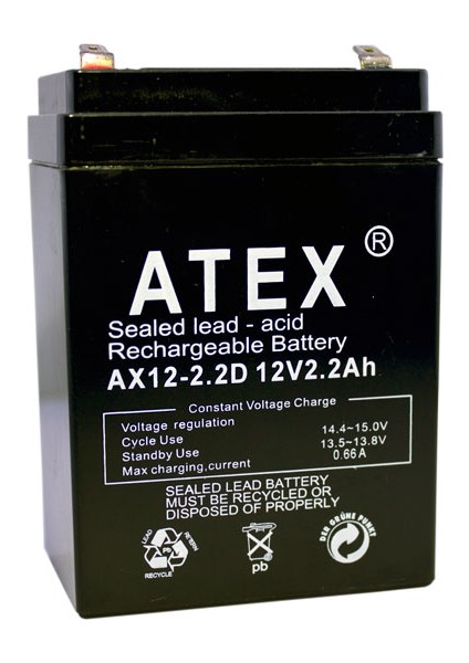 Ax- 12V 2.2 Ah Dik Kuru Akü - K:20