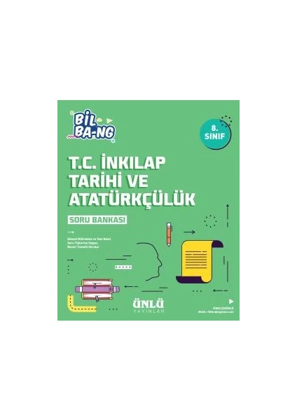 Ünlü 8. Sınıf Bil Ba-Ng T.C. İnkılap Tarihi Ve Atatürkçülük Soru Bankası