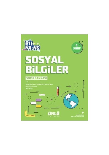 Ünlü 6. Sınıf Bil Ba-Ng Sosyal Bilgiler Soru Bankası