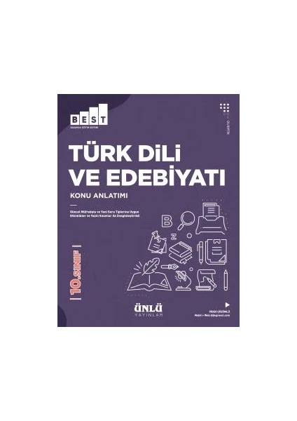 Ünlü 10. Sınıf Best Türk Dili Ve Edebiyatı Konu Anlatım