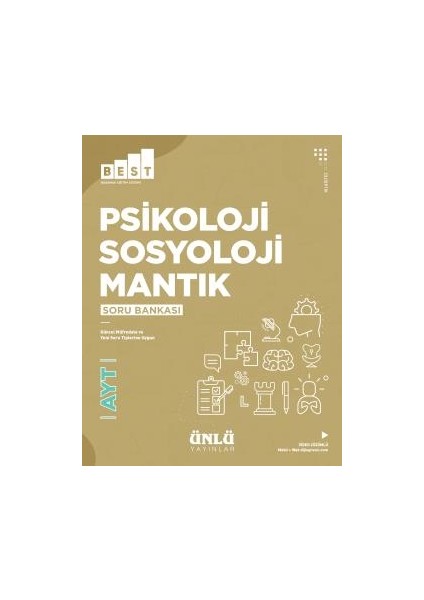 Ünlü Ayt Best Psikoloji-Sosyoloji-Mantık Soru Bankası