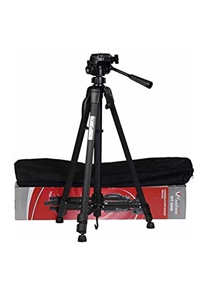 157 cm WT-3540 Tripod 5 kg Kapasite Pro Plus Tripod Cep Telefon Uyumlu Tutacak