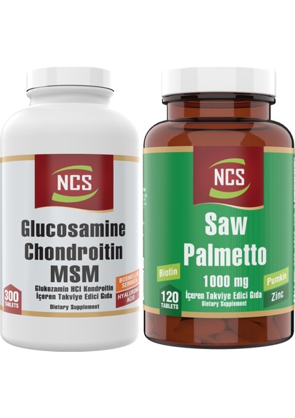 Glucosamine 300 Tablet Ncs Saw Palmetto 120 Tablet