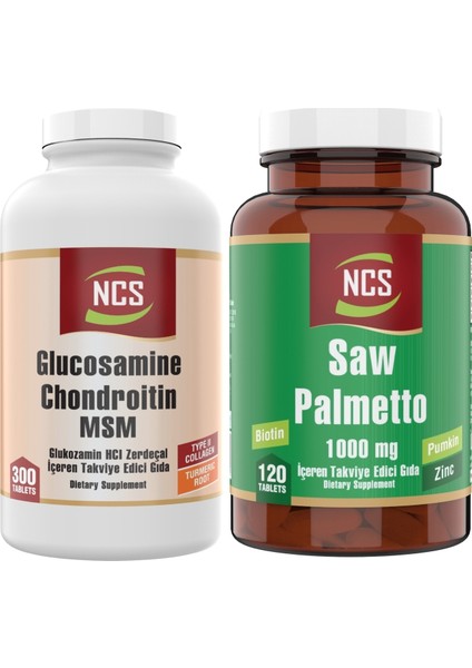 Glucosamine 300 Tablet Ncs Saw Palmetto 120 Tablet