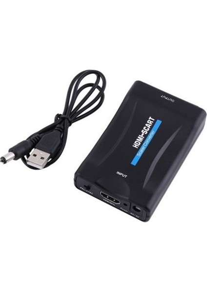 1080P Scart to HDMI Dönüştürücü Ses Video Adaptörü AL-31483