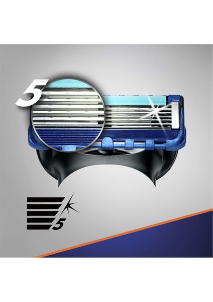 Fusion ProGlide Flexball Tıraş Bıçağı Paketi (6'lı Bıçak + Jel)