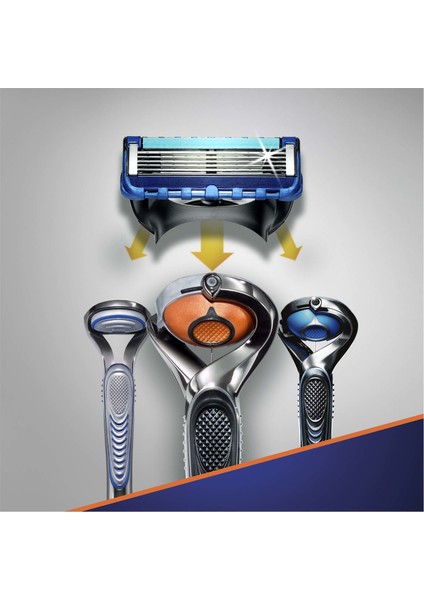 Fusion ProGlide Flexball Tıraş Bıçağı Paketi (6'lı Bıçak + Jel)