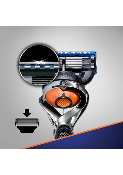 Fusion ProGlide Flexball Tıraş Paketi (Tıraş Makinesi + 8'li Tıraş Bıçağı + Tıraş Jeli)