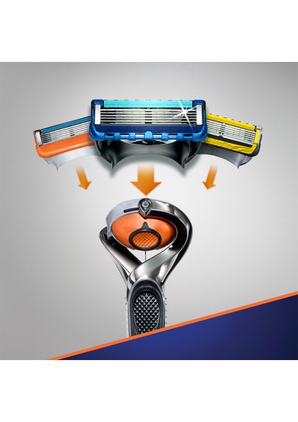 Fusion ProGlide Flexball Tıraş Paketi (Tıraş Makinesi + 8'li Tıraş Bıçağı + Tıraş Jeli)