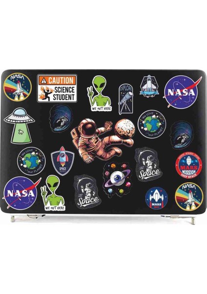 Uzay Laptop Sticker Seti