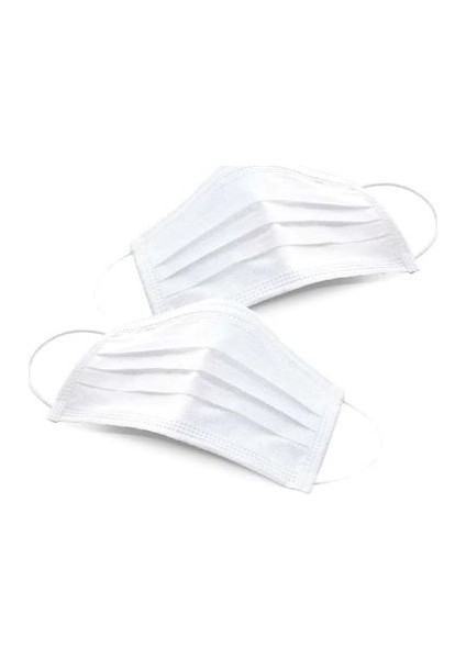 Üç Katlı Filtreli Tek Kullanımlık Full Ultrasonic Maske 50'li x 2 Adet