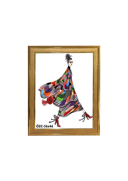 Dekorasyon Çerçevesi 36 x 46 cm Altın