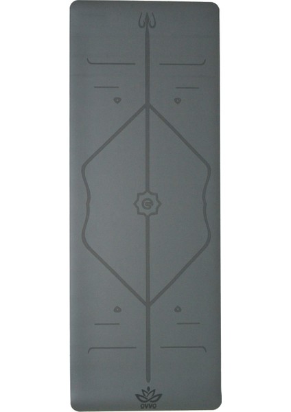 Pu - Rubber Pro Gray Profesyonel Yoga Matı