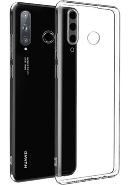 Huawei P40 Lite E Kılıf Kamera Korumalı Silikon Şeffaf