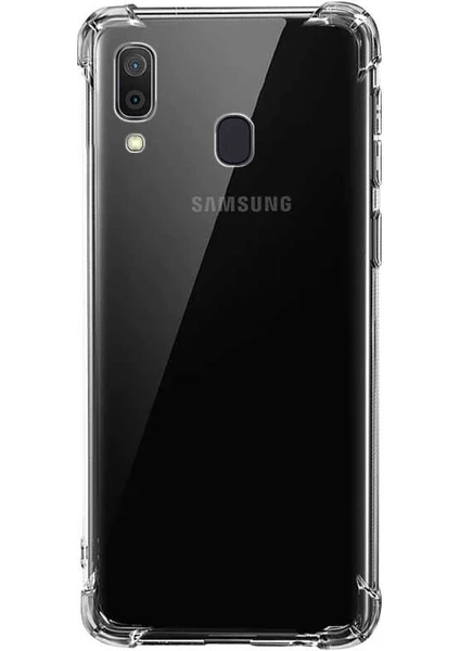 Samsung Galaxy A01 Kılıf AntiShock Ultra Koruma Sert Kapak Şeffaf