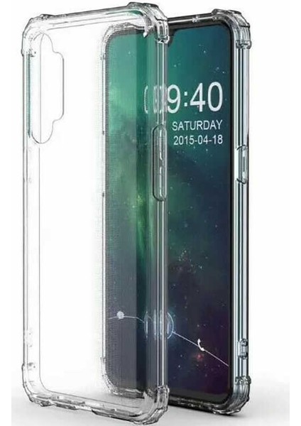Realme XT Kılıf AntiShock Ultra Koruma Sert Kapak Şeffaf